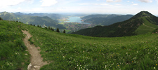 Blick vom Setzberg ins Tegernseer Tal