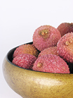 Lychees in Schale