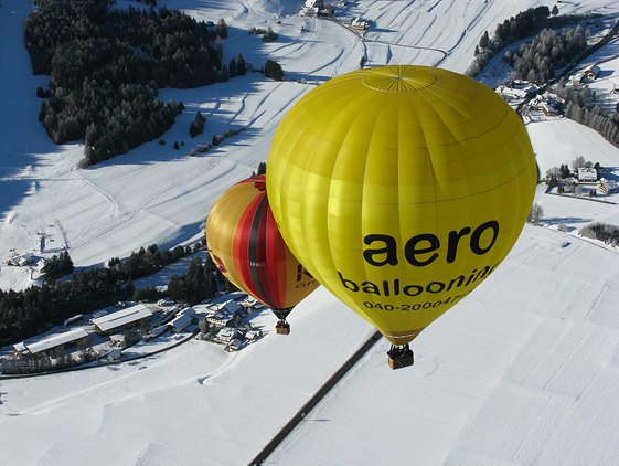 Ballonfahrt &uuml;ber dem Hochpustertal