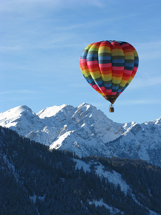 Ballon am Himmmel